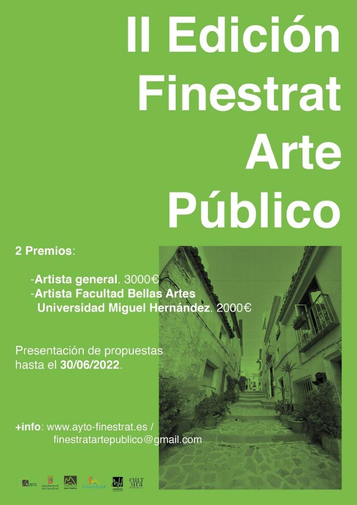 NUEVA CONVOCATORIA PARA ARTISTAS Y ESTUDIANTES DE BELLAS ARTES: II EDICIÓN DE “FAP-FINESTRAT ARTE PÚBLICO”