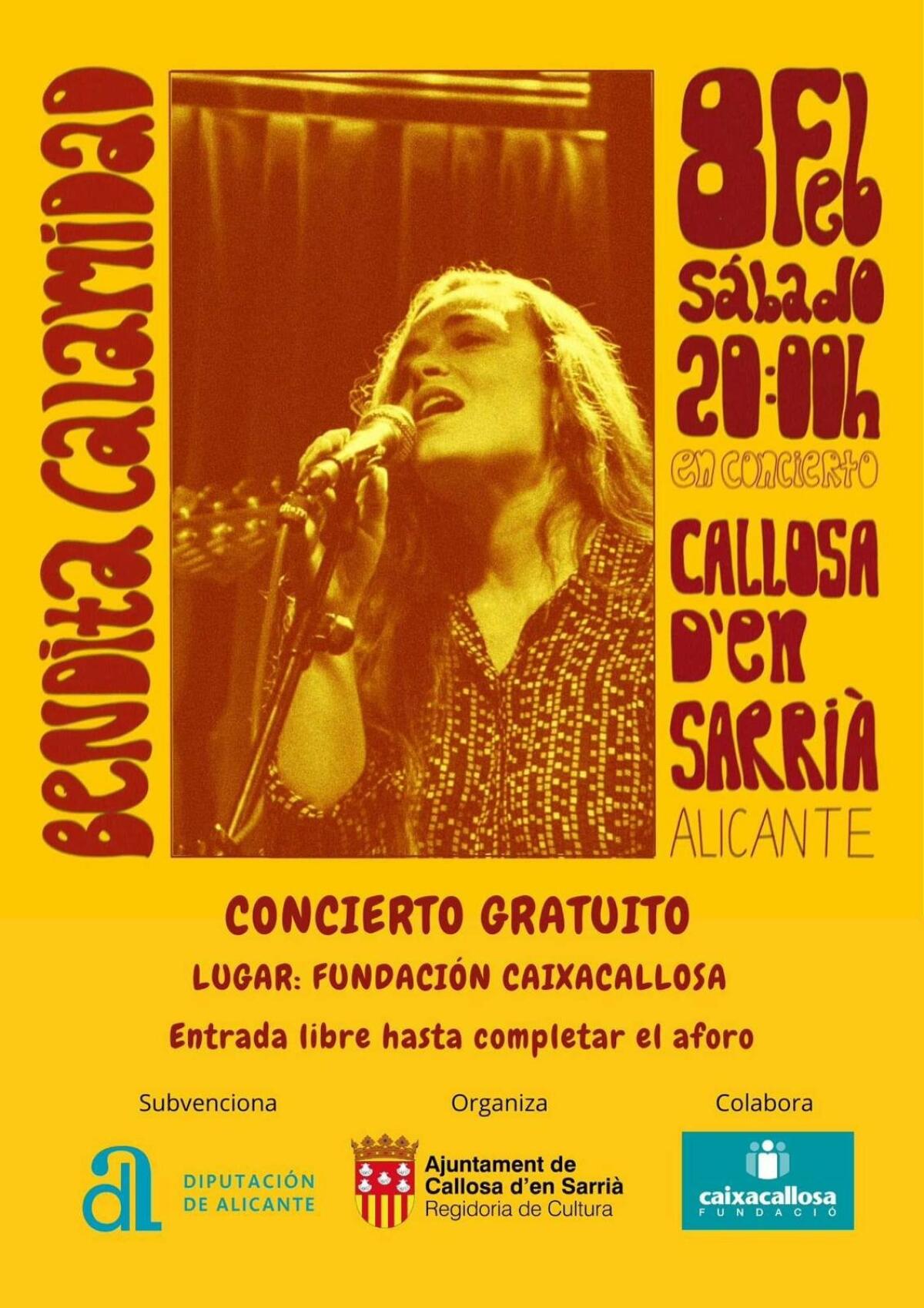 Bendita Calamidad presenta este sábado su primer disco en Callosa d’en Sarrià  