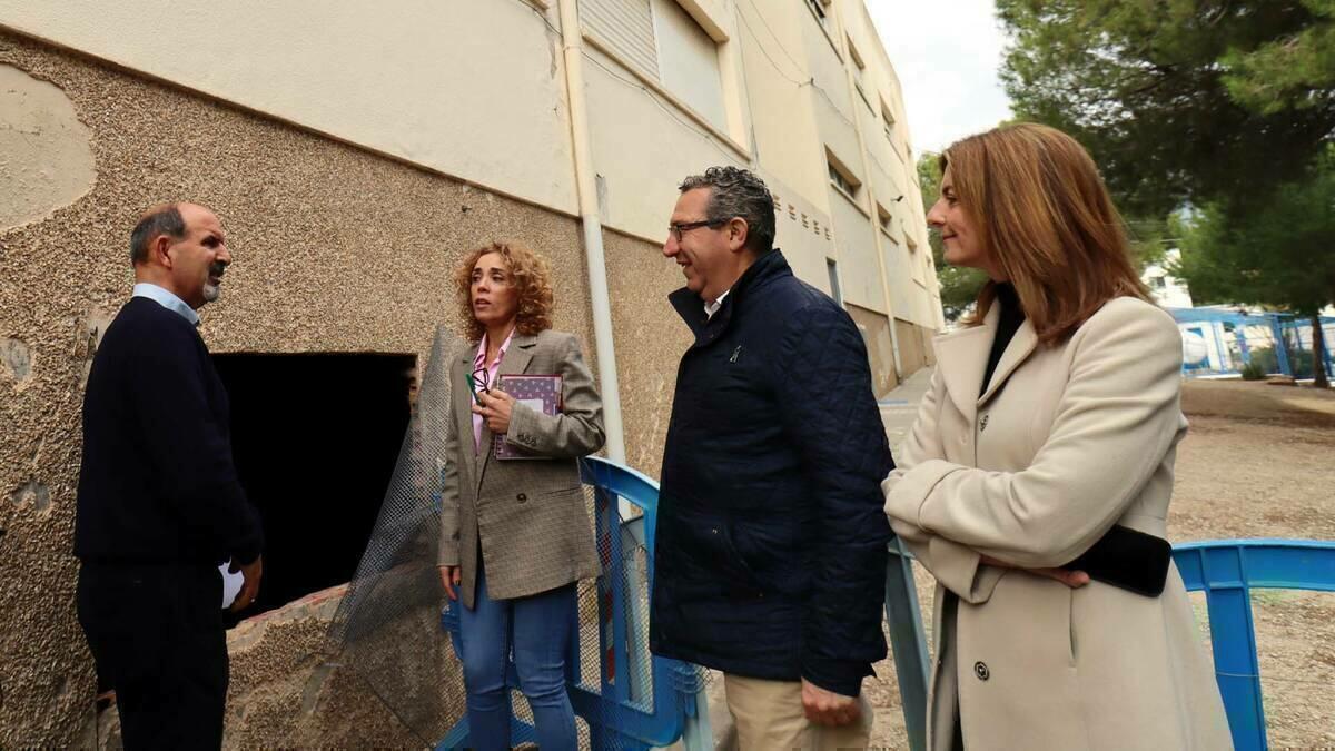 Educación visita dos colegios de Benidorm con obras pendientes de ejecutar