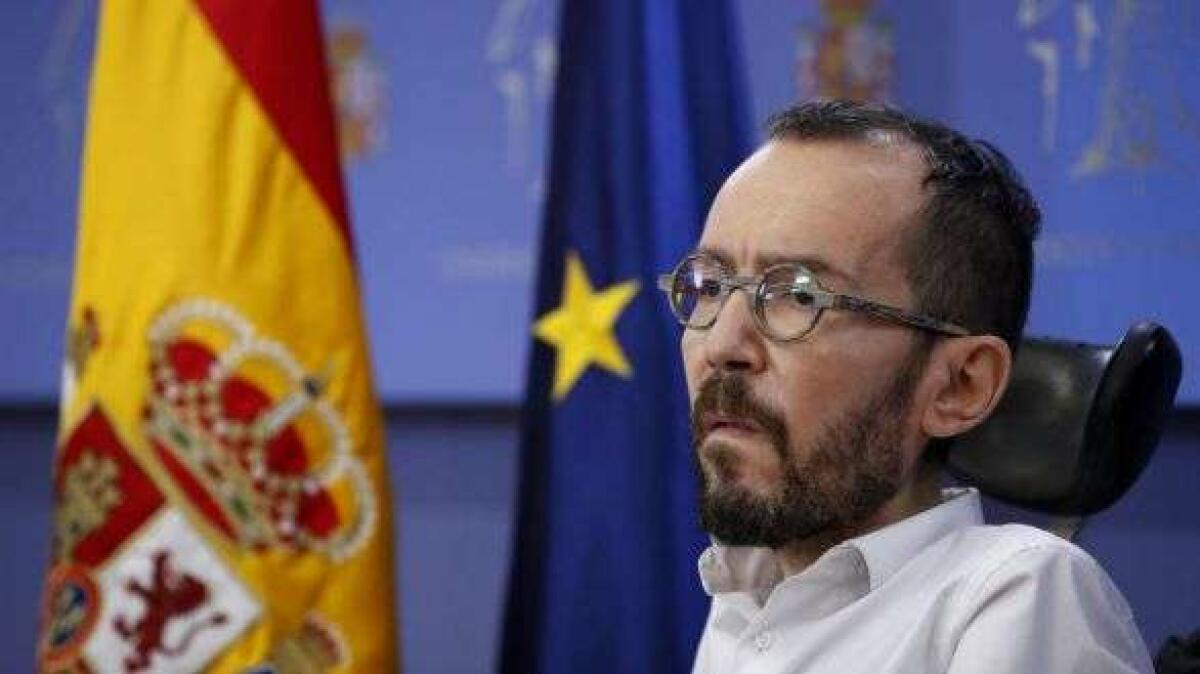 Echenique seguirá la estela de Iglesias y abandonará la política antes de las próximas generales