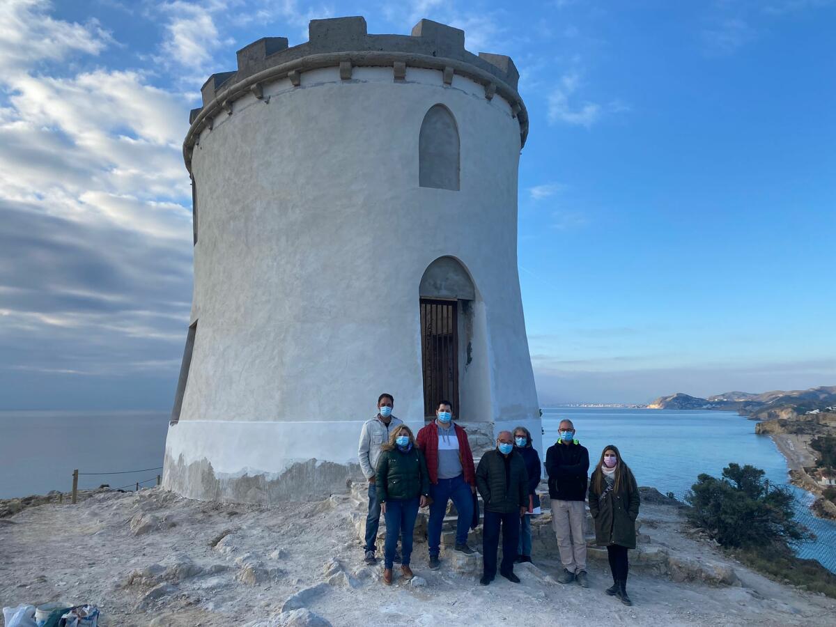 Patrimonio Histórico recepciona la primera fase de las obras de restauración de la torre del Dr. Esquerdo en La Malladeta