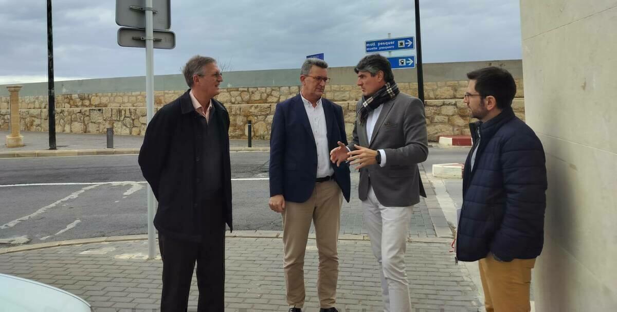 El Alcalde Marcos Zaragoza se reúne con el director general de Costas y Puertos, Vicente Martínez Mus, en Villajoyosa