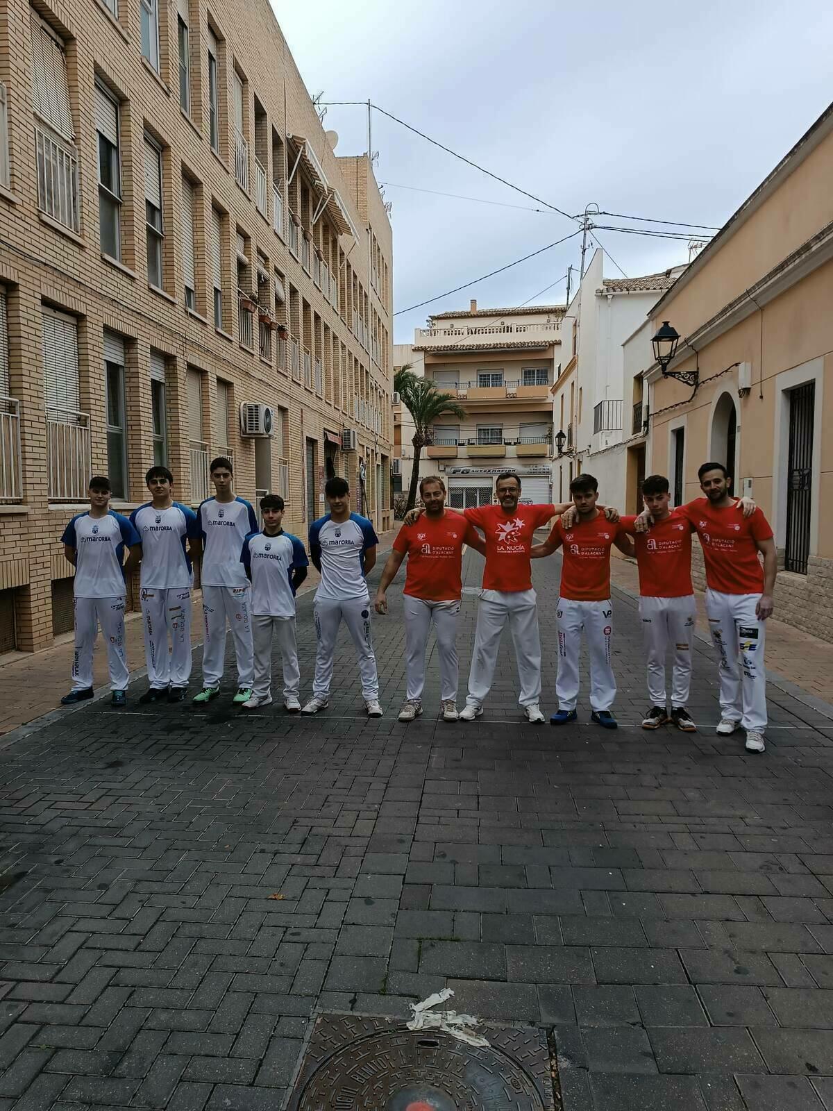 La Nucía venció “en casa” a Orba en la Lliga a Llargues de Pilota Valenciana