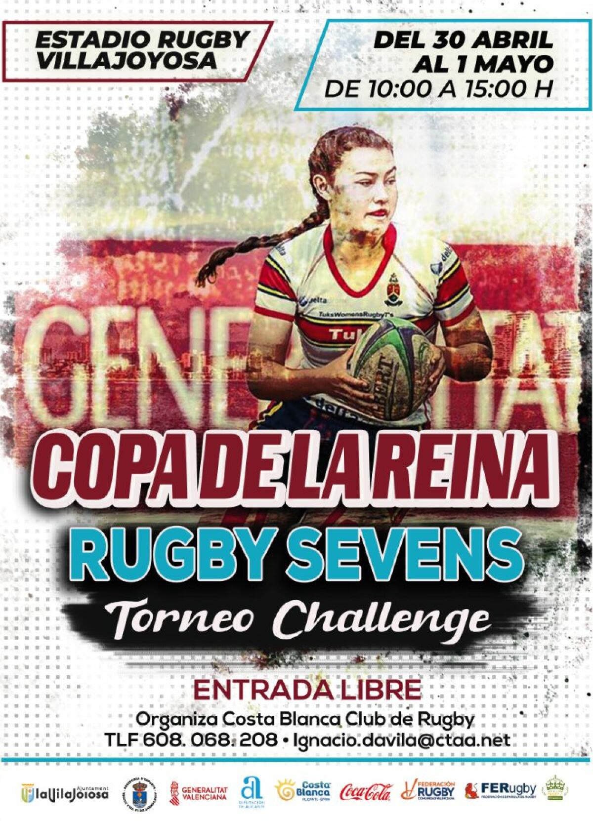 La Vila Joiosa acoge este fin de semana el Challenge de la Copa de la Reina de Rugby Sevens femenino