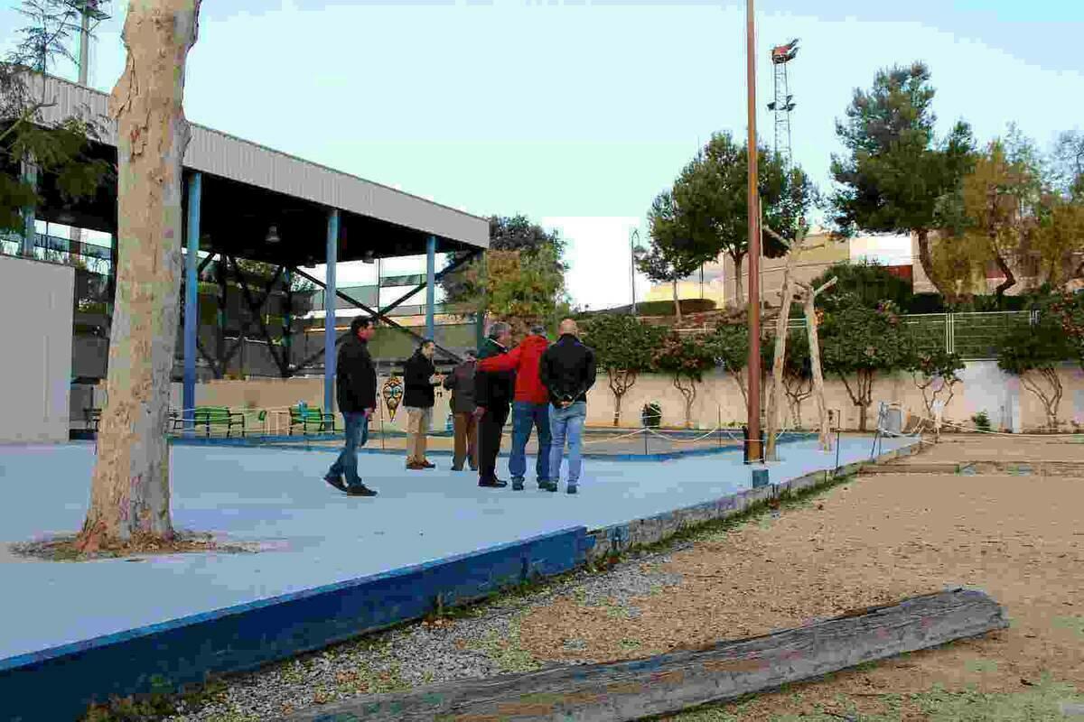 Benidorm &middot; Las pistas de petanca de Foietes ya son 100% accesibles