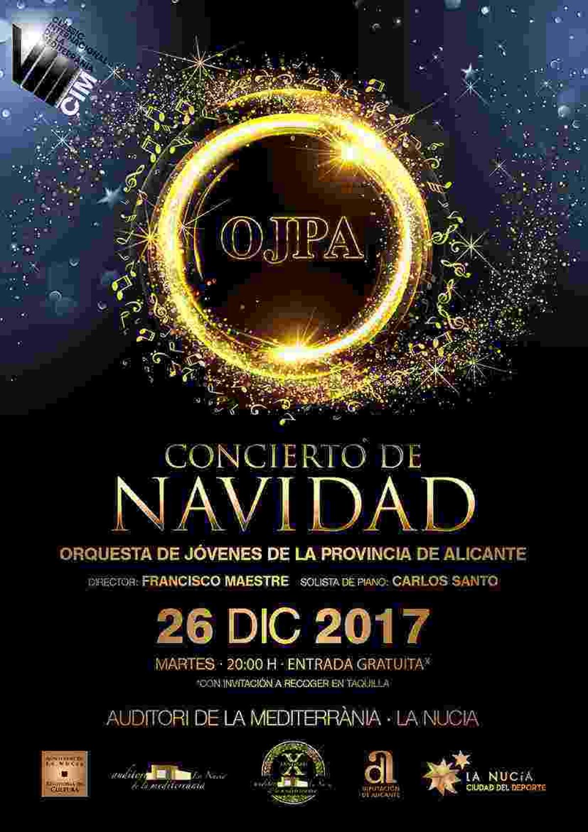 La OJPA act&uacute;a en La Nuc&iacute;a esta tarde en el Concierto de Navidad