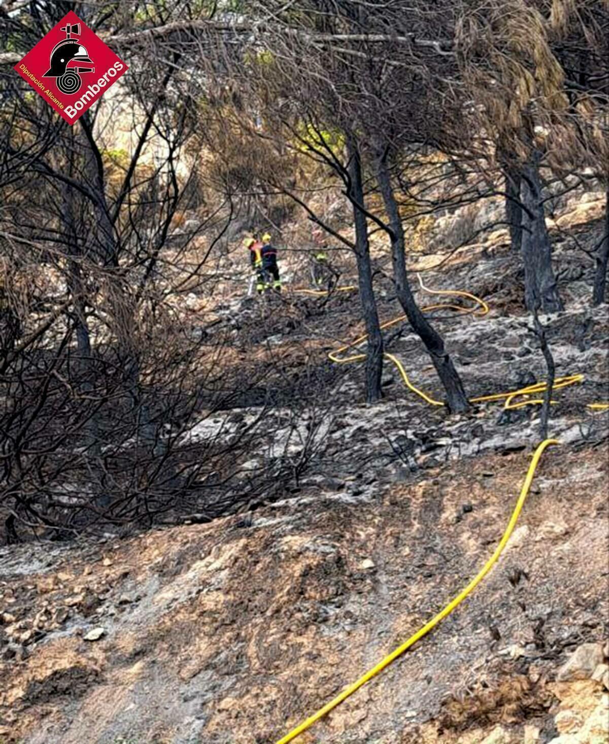 INCENDIO EN ALTEA