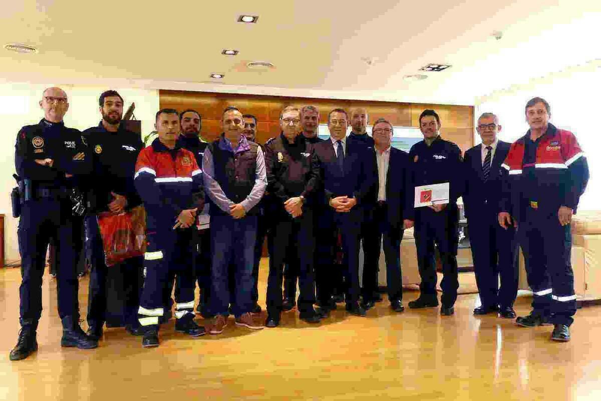 Benidorm &middot; Polic&iacute;as y bomberos de Benidorm unen esfuerzos en la lucha contra los incendios