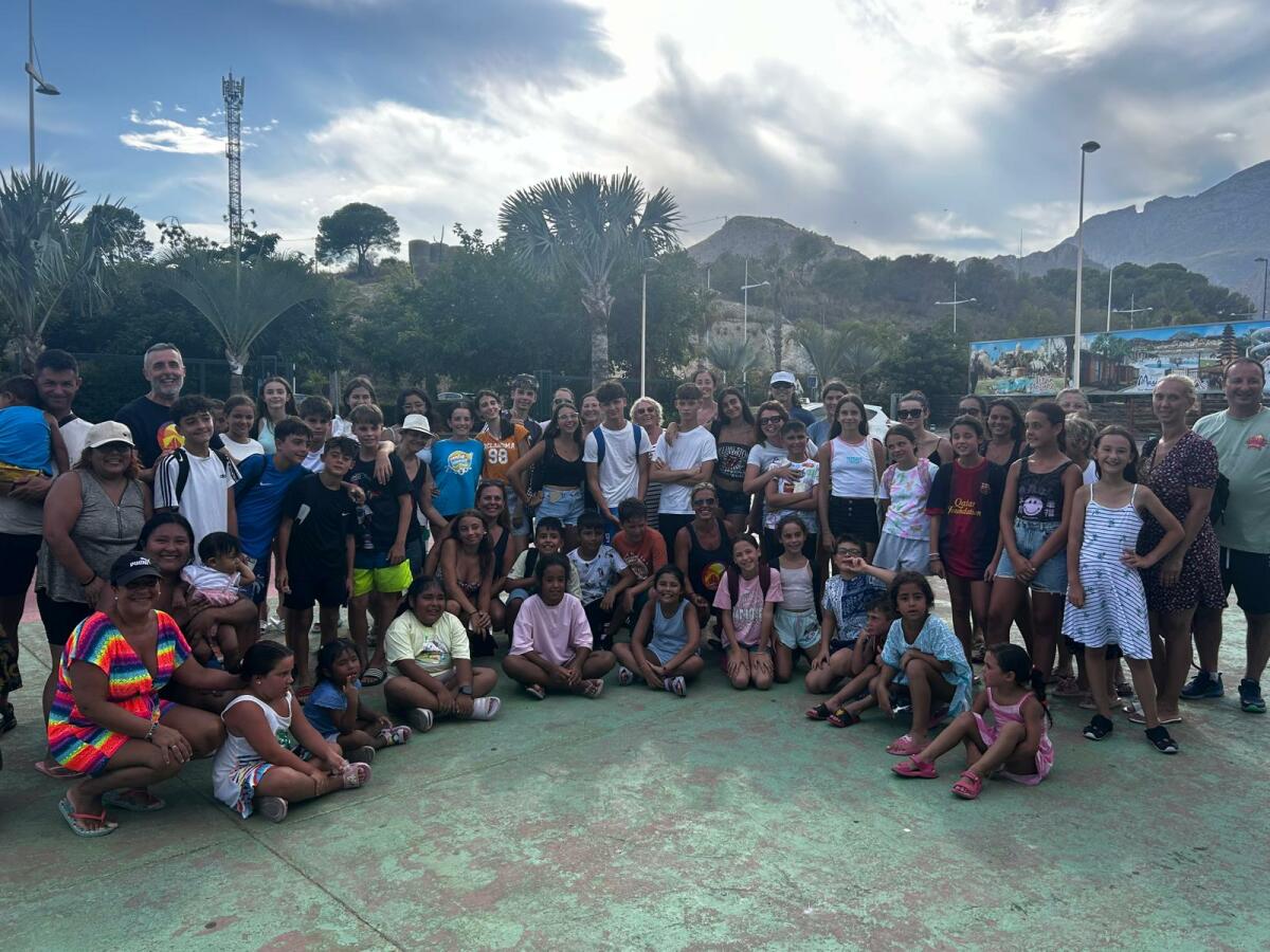 Gran éxito de la excursión a Aqua Natura de Juventud