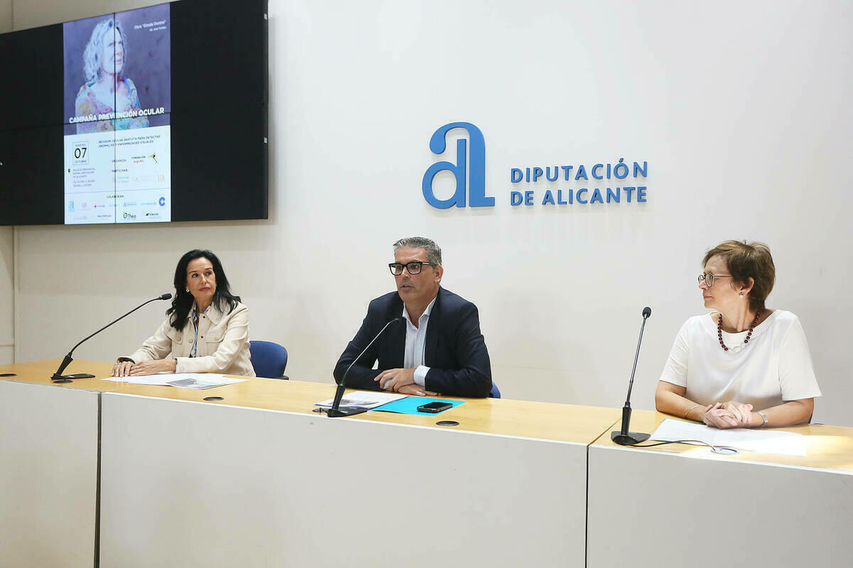 La Diputaci&oacute;n de Alicante impulsa una campa&ntilde;a de prevenci&oacute;n ocular dirigida a las personas mayores