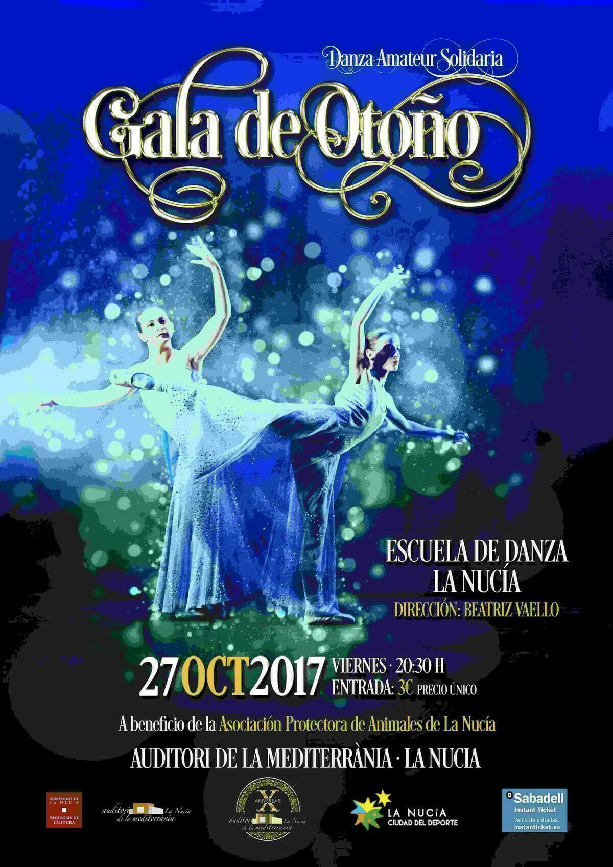 Ma&ntilde;ana &ldquo;Gala de Danza Ben&eacute;fica&rdquo; para  la Protectora de Animales