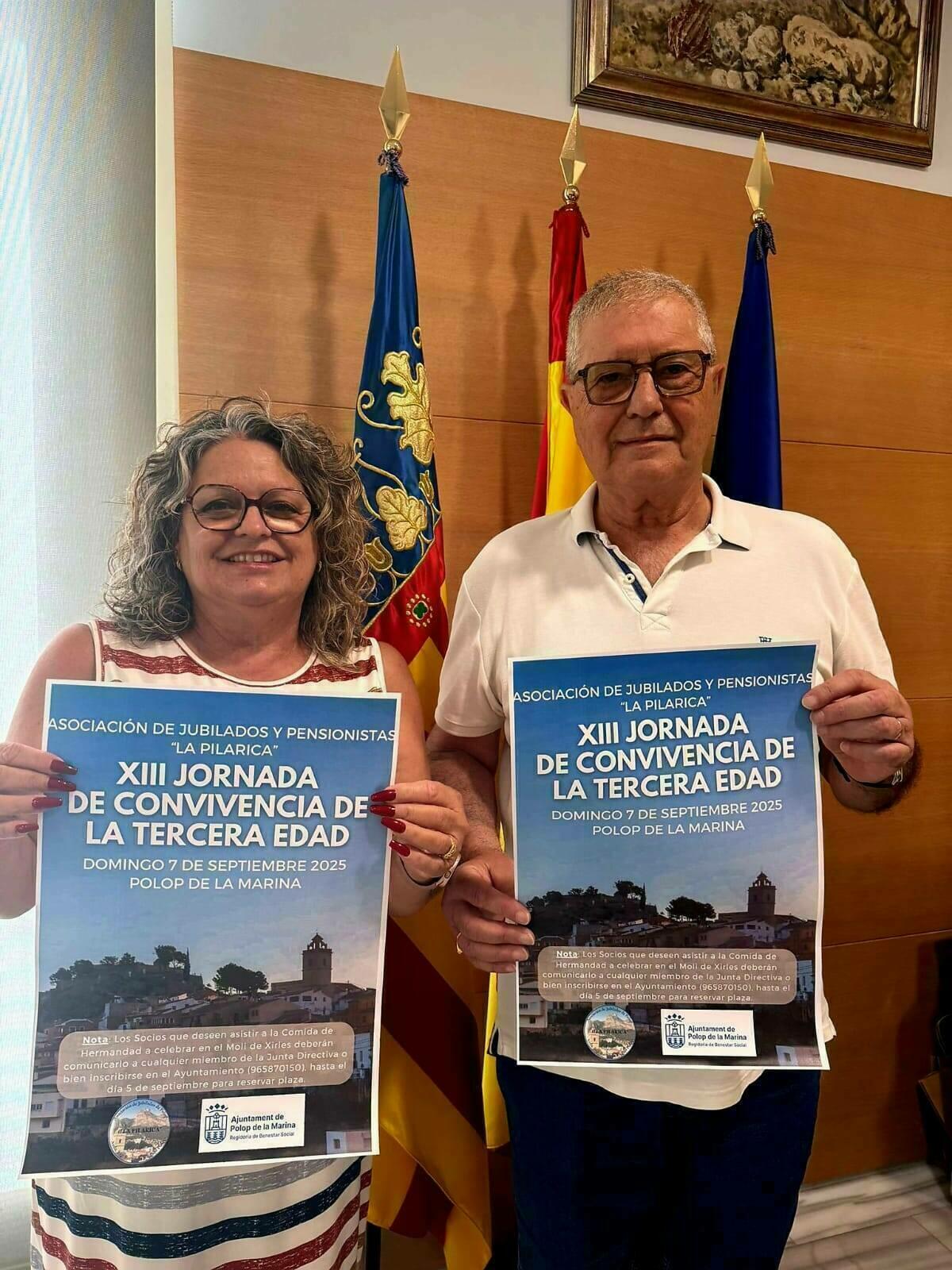 Polop rinde homenaje a sus mayores con la XIII Jornada de Convivencia de la Tercera Edad