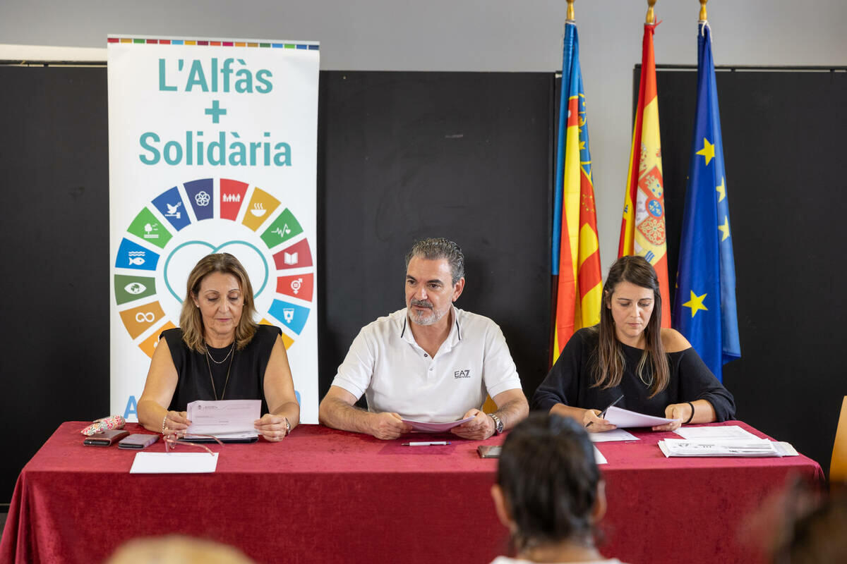 Se constituye el Consejo Local de Cooperación al Desarrollo y Voluntariado de l’Alfàs del Pi