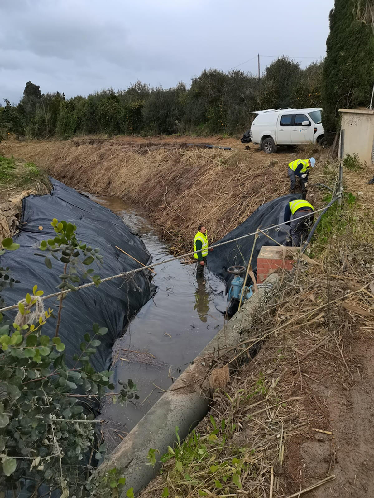 La CHJ porta a terme una actuació de restauració al Barranc dels Arcs