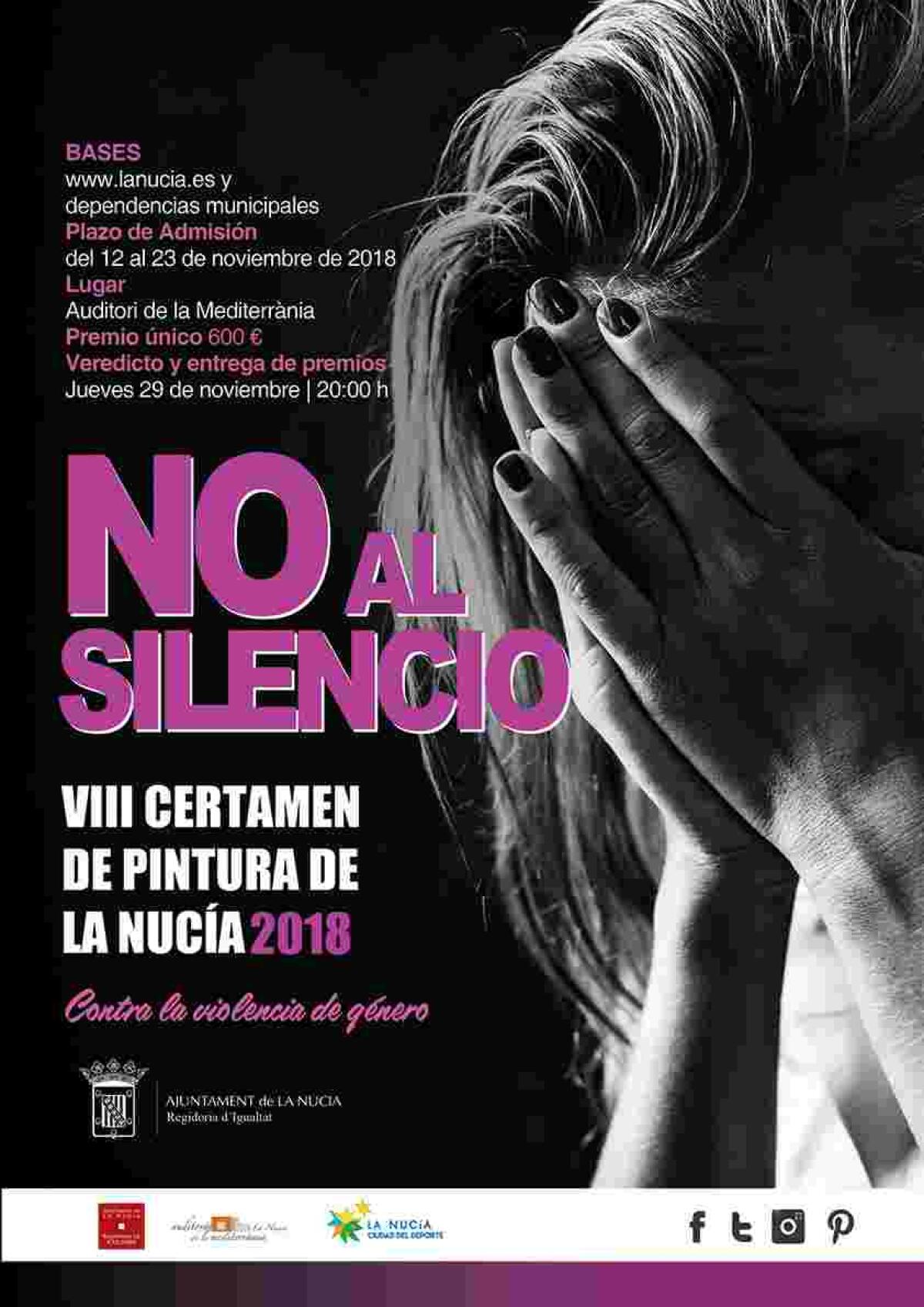 La Nuc&iacute;a &middot; El plazo del  Certamen de Pintura &ldquo;No al Silencio&rdquo; finaliza el 23 de noviembre