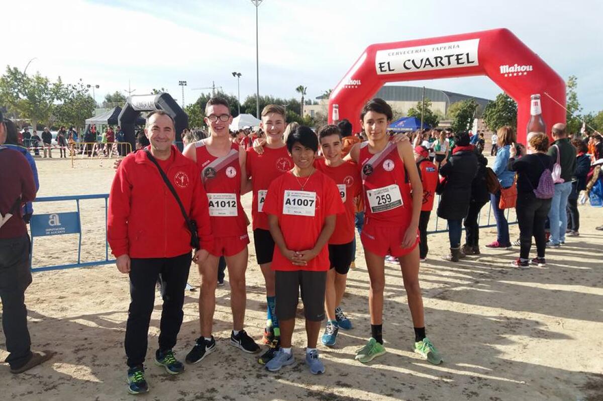 Los cadetes nucieros quedan subcampeones provinciales de Cross 2018