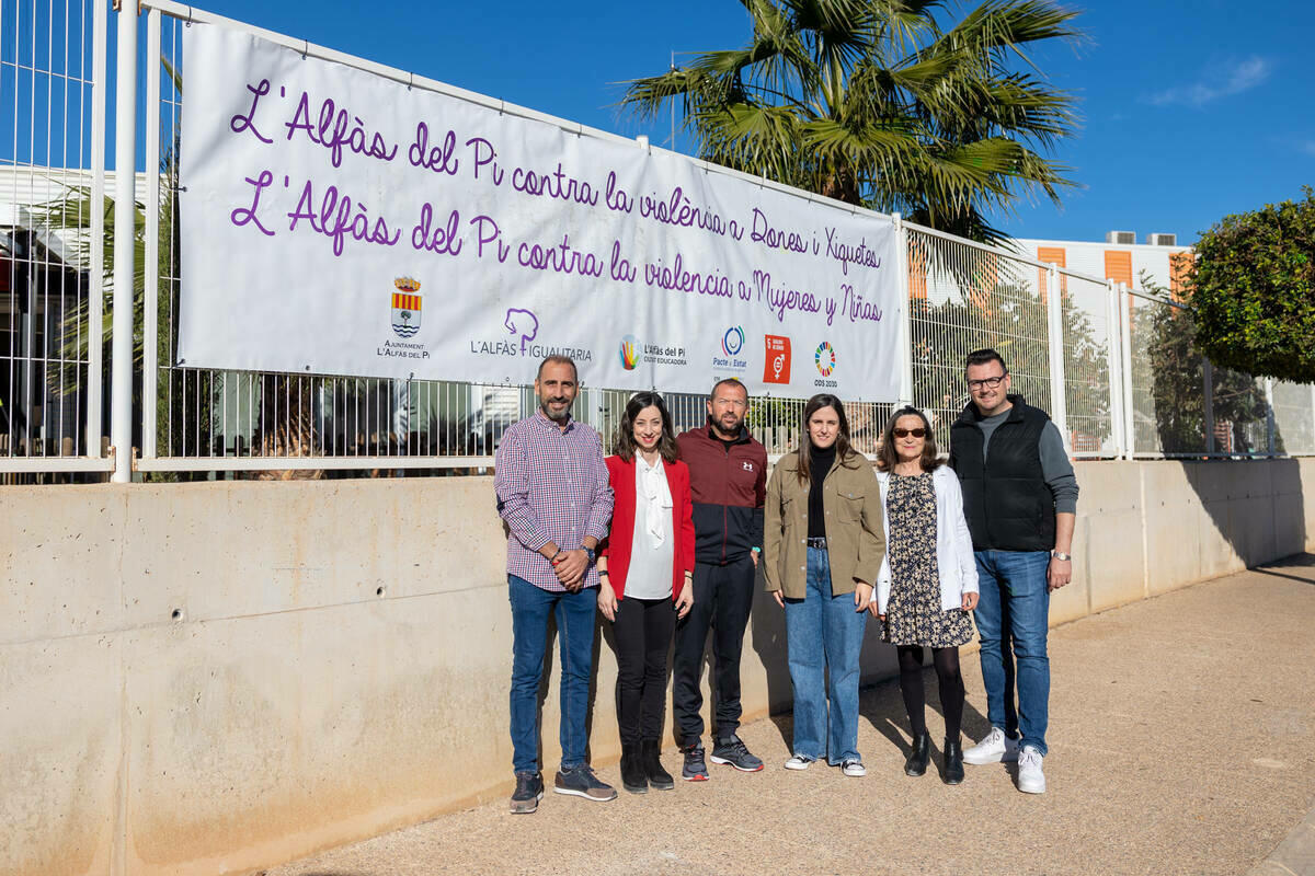 Conmemoración del Día de la Eliminación de la Violencia contra las Mujeres en los centros educativos de l’Alfàs 