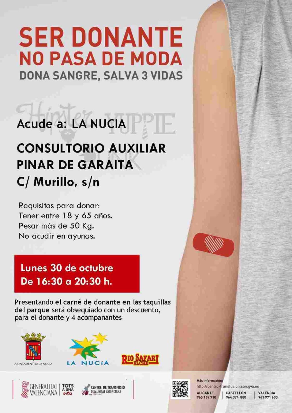 31 personas donaron sangre en el  Consultorio de Pinar de Garaita de La Nuc&iacute;a 