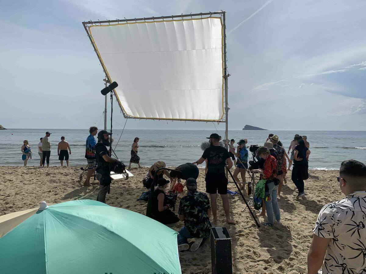 Benidorm reactiva los rodajes audiovisuales.