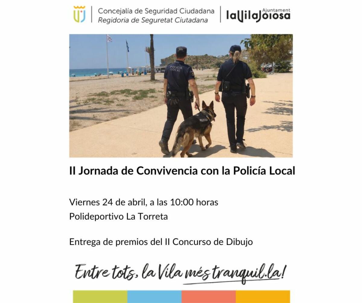 La Polic&iacute;a Local de Villajoyosa organiza una jornada de convivencia con los centros escolares del municipio