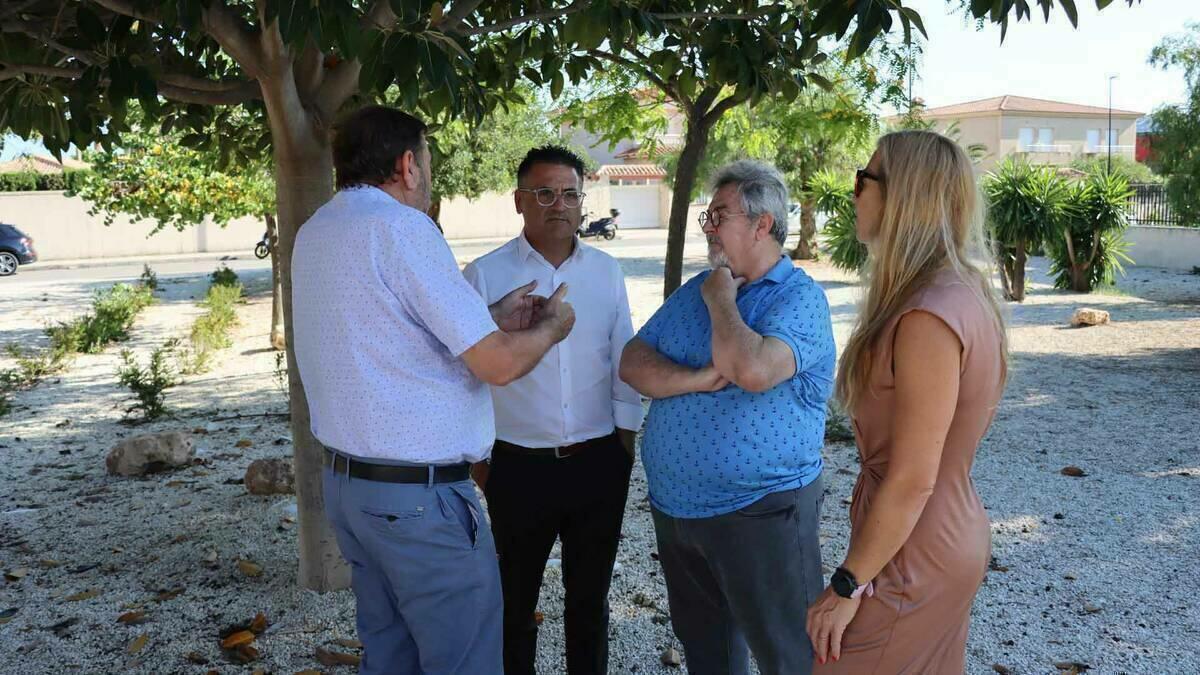 Benidorm incorpora elementos biosaludables en  el parque de Finca Barrina tras la petición vecinal