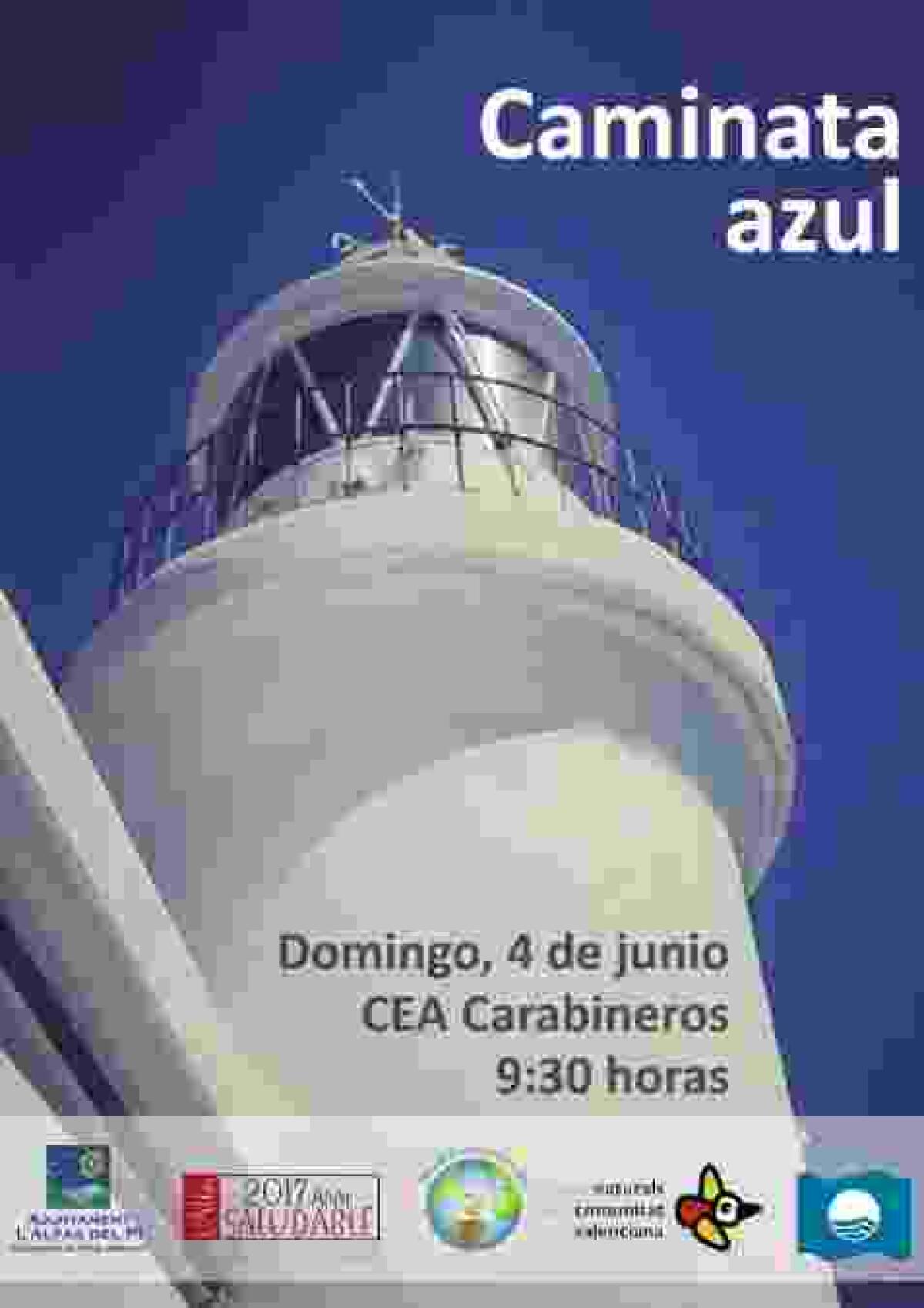 L’Alfàs presume de belleza con la celebración de la Ruta Azul entre el CEA Carabineros y el Faro de l’Albir