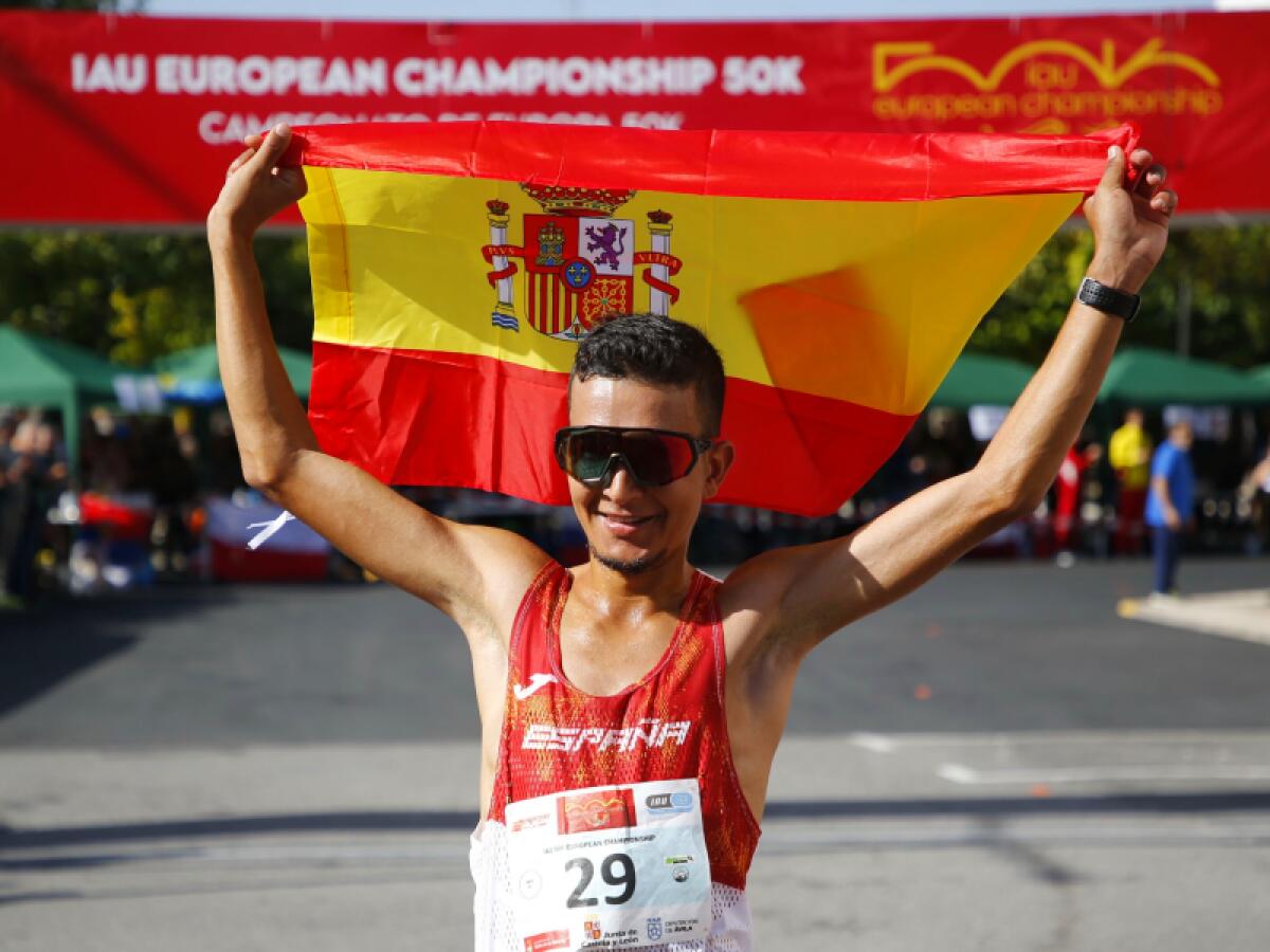 Houssame Benabbou gana el campeonato de Europa de 50 km.