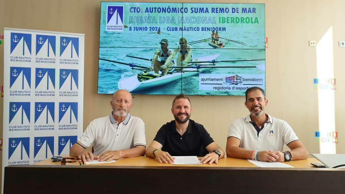 Las aguas de la bahía de Benidorm acogen este sábado el inicio del Campeonato Autonómico SUMA de Remo de Mar