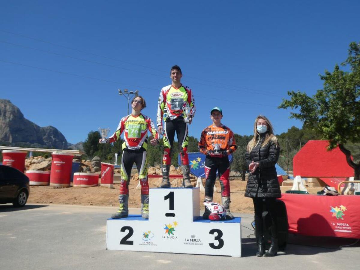 6 podiums nucieros en el Autonómico de trial en “casa”