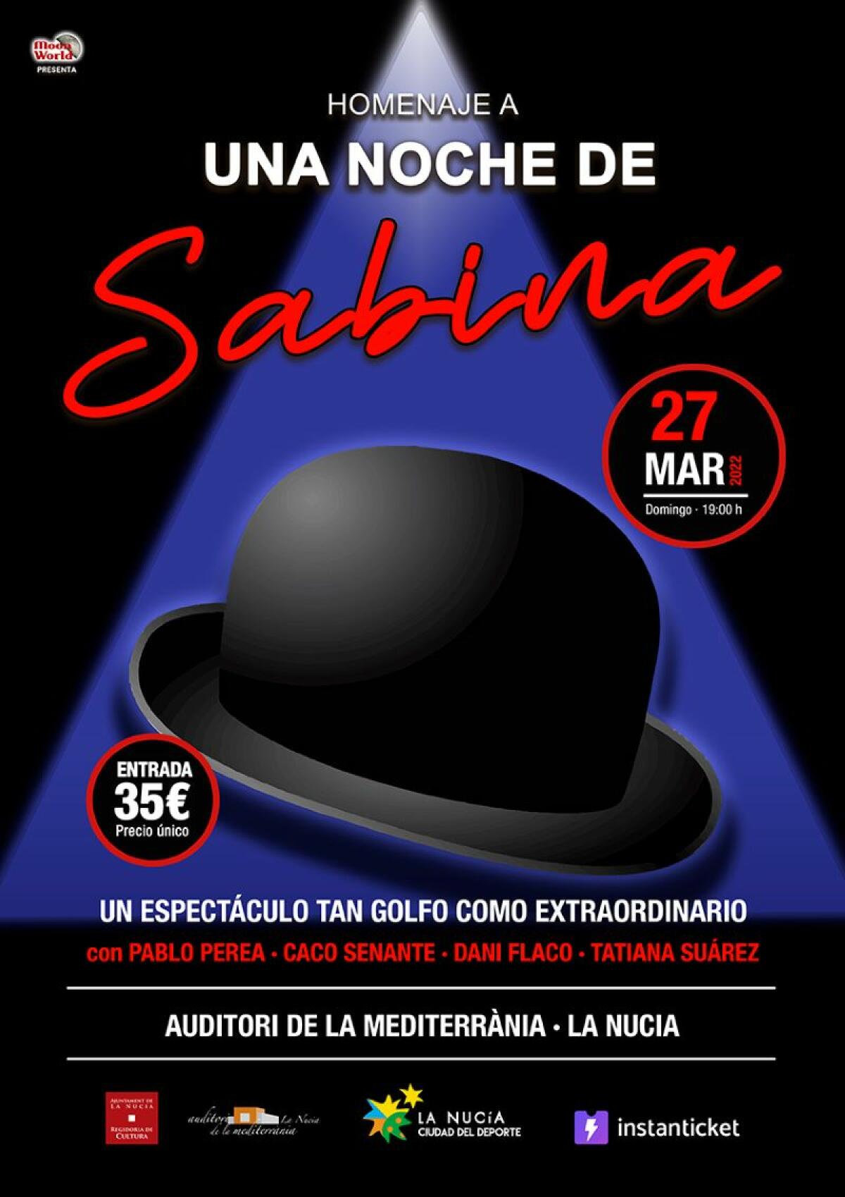 “Homenaje a una Noche de Sabina” este domingo en l’Auditori