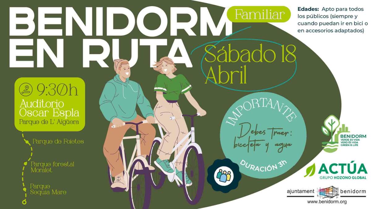 Benidorm inicia este s&aacute;bado las actividades ambientales para concienciar sobre la importancia de la biodiversidad en los parques urbanos