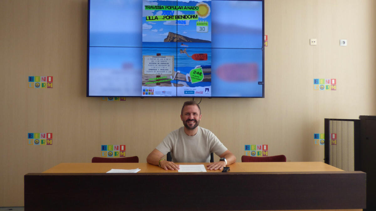 Deportes abre el lunes las inscripciones para la XXIV Traves&iacute;a Popular a Nado L&rsquo;Illa-Port de Benidorm