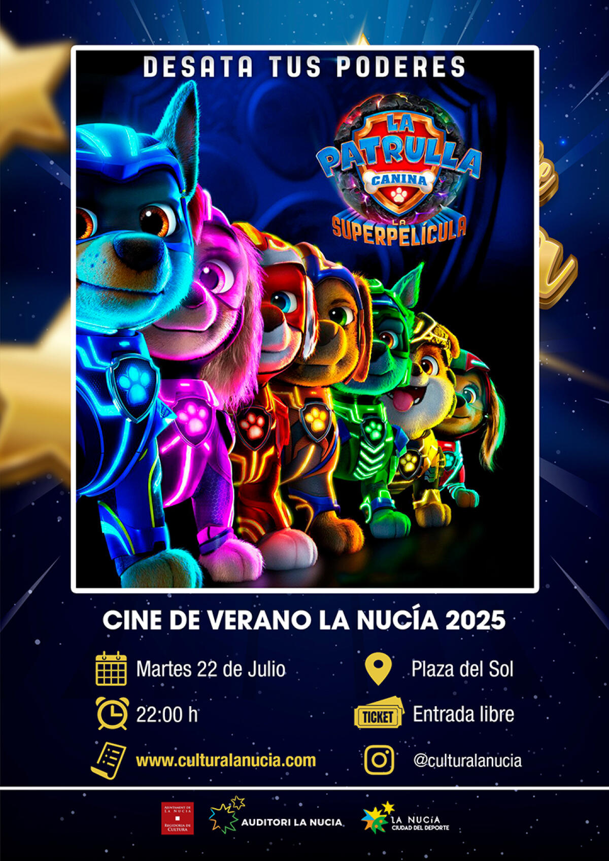 La película “La Patrulla Canina” se proyecta mañana en la plaza del Sol 