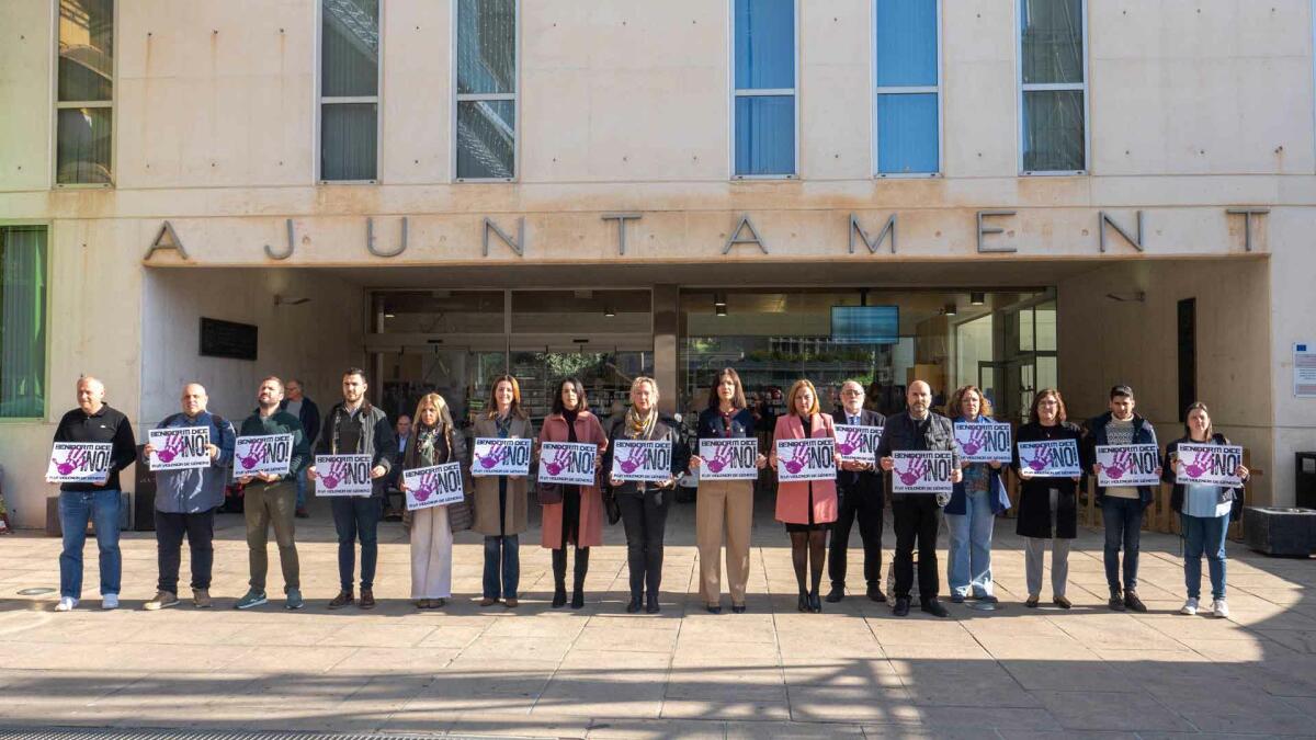 Benidorm muestra su repulsa y condena por el último crimen machista cometido en Cartagena