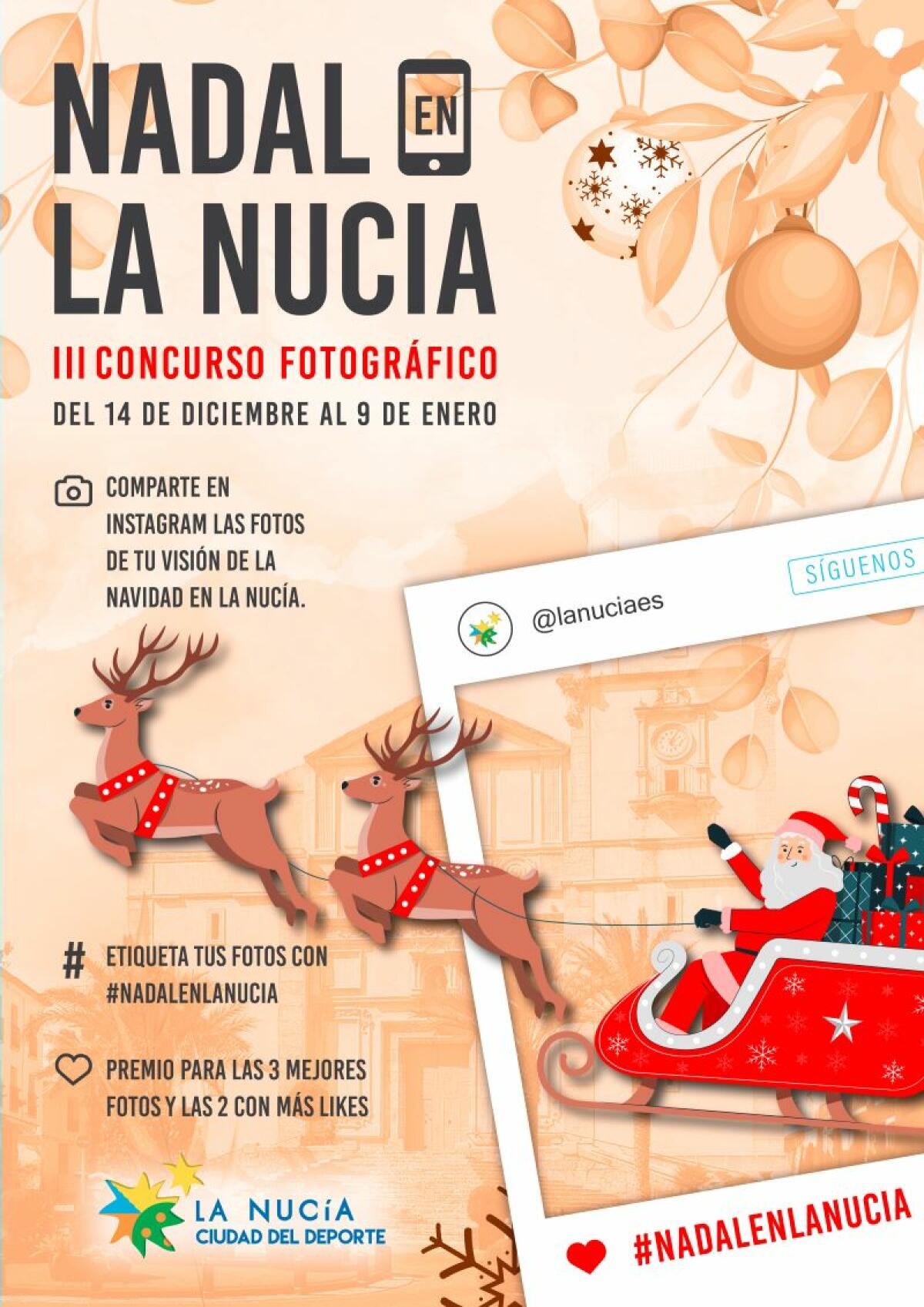 Participa en el III Concurso #NadalEnLaNucia con tus fotos “navideñas”