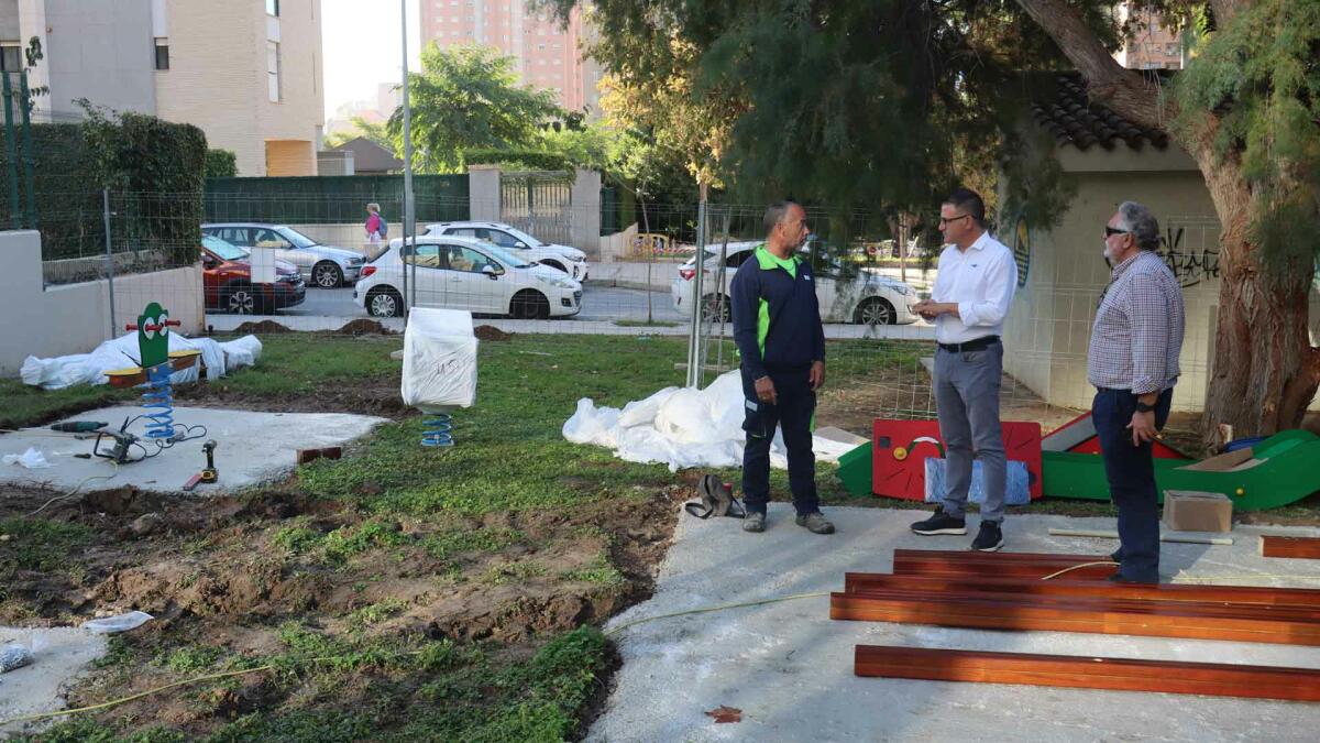 Benidorm invierte 150.000 euros en actuaciones de mantenimiento y mejora de la seguridad en los parques de la ciudad 