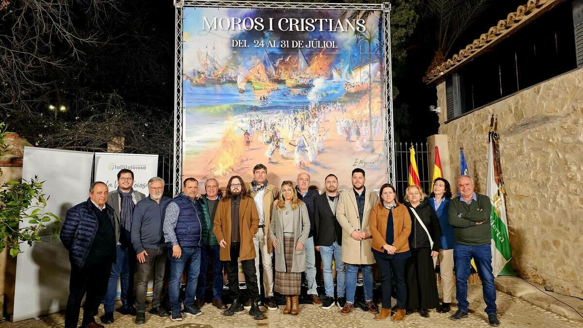 El artista vilero Evaristo Alguacil es el autor del cartel anunciador de las fiestas de Moros y Cristianos 2025