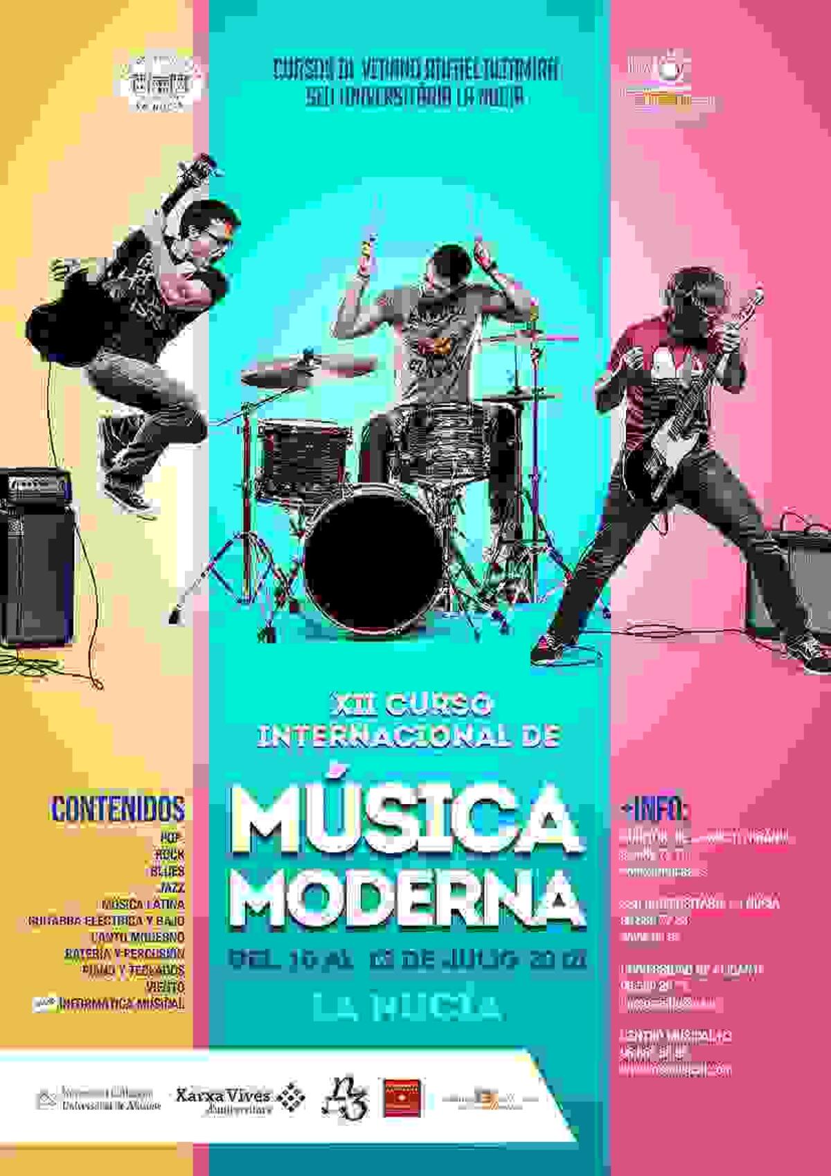 Blues, rock y Jazz en el curso de verano de &ldquo;M&uacute;sica Moderna&rdquo; de la UA en La Nuc&iacute;a