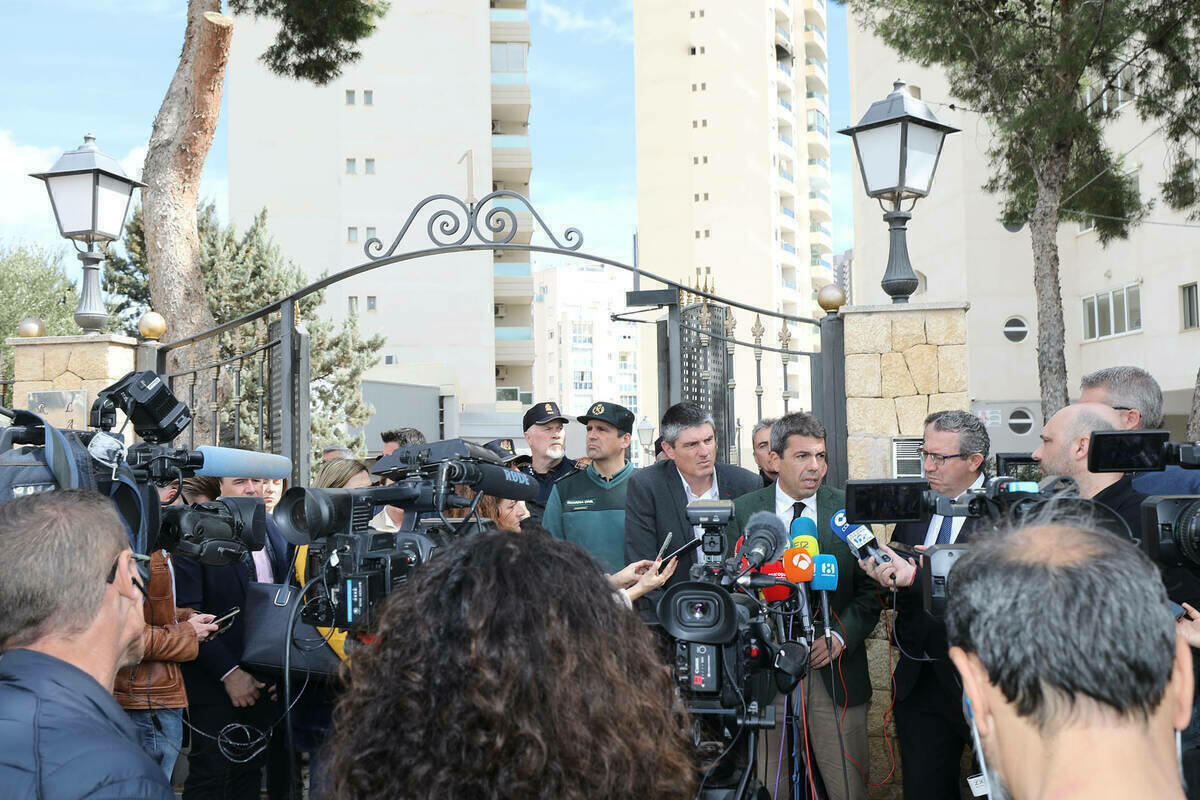 Toni Pérez muestra sus condolencias por el trágico incendio con tres fallecidos en La Vila Joiosa 