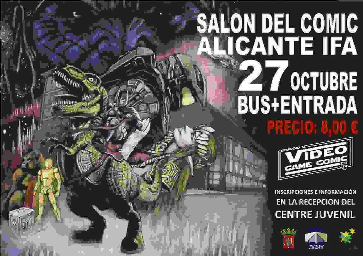 La Nuc&iacute;a &middot; Juventud organiza un viaje al &ldquo;Sal&oacute;n del C&oacute;mic de Alicante&rdquo;