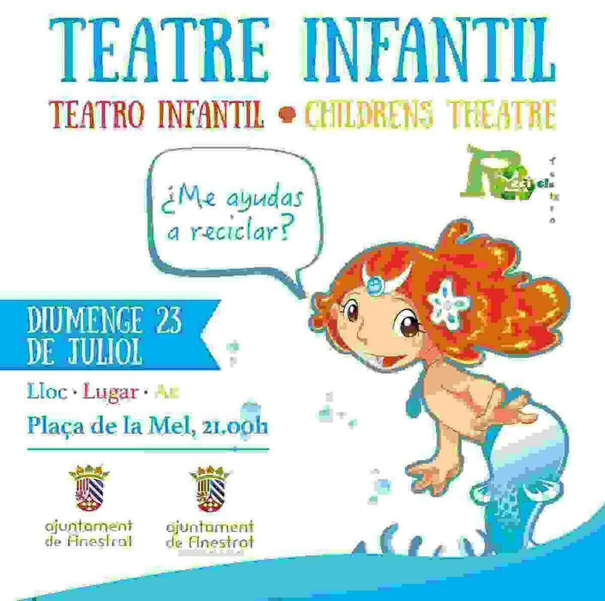 Este fin de semana contin&uacute;a la programaci&oacute;n &ldquo;Sensacions d&rsquo;Estiu&rdquo; de Finestrat con teatro para los m&aacute;s peque&ntilde;os