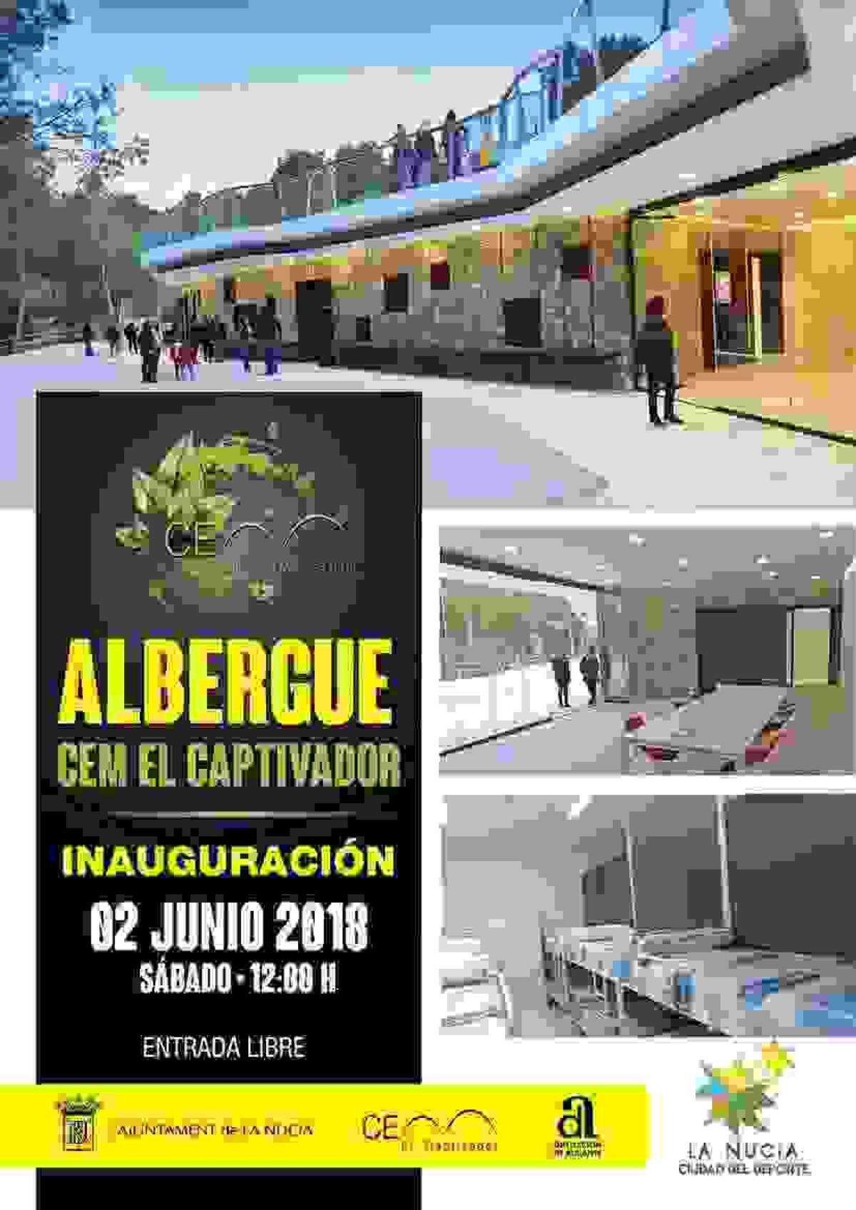 La Nuc&iacute;a &middot; El Albergue del CEM Captivador se inaugurar&aacute; el s&aacute;bado 2 de junio