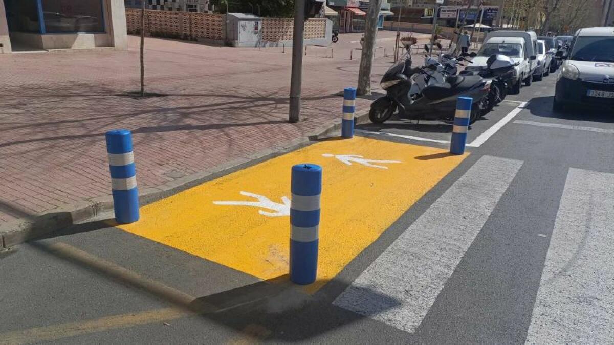 Benidorm ejecuta actuaciones para mejorar la fluidez del tráfico y la seguridad peatonal en Semana Santa 