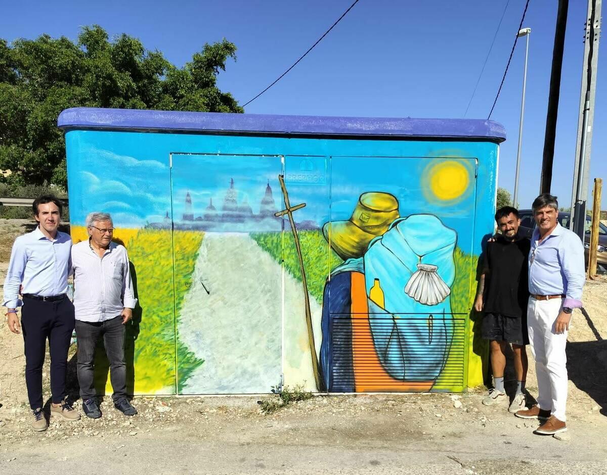 El artista internacional Malpegados plasma obras de arte urbano en tres localizaciones rurales de Villajoyosa