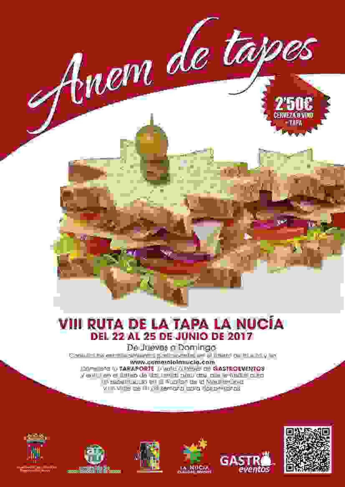 Ma&ntilde;ana jueves arranca la VIII Ruta de la Tapa de La Nuc&iacute;a 