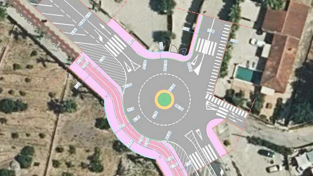 Benidorm inicia el lunes las obras de la rotonda en la confluencia de la avenida Severo Ochoa y el Camino de los Torreros 