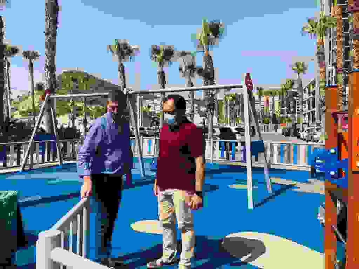 Abren al p&uacute;blico el parque infantil de la Cala de Finestrat totalmente renovado y con el doble de superficie.