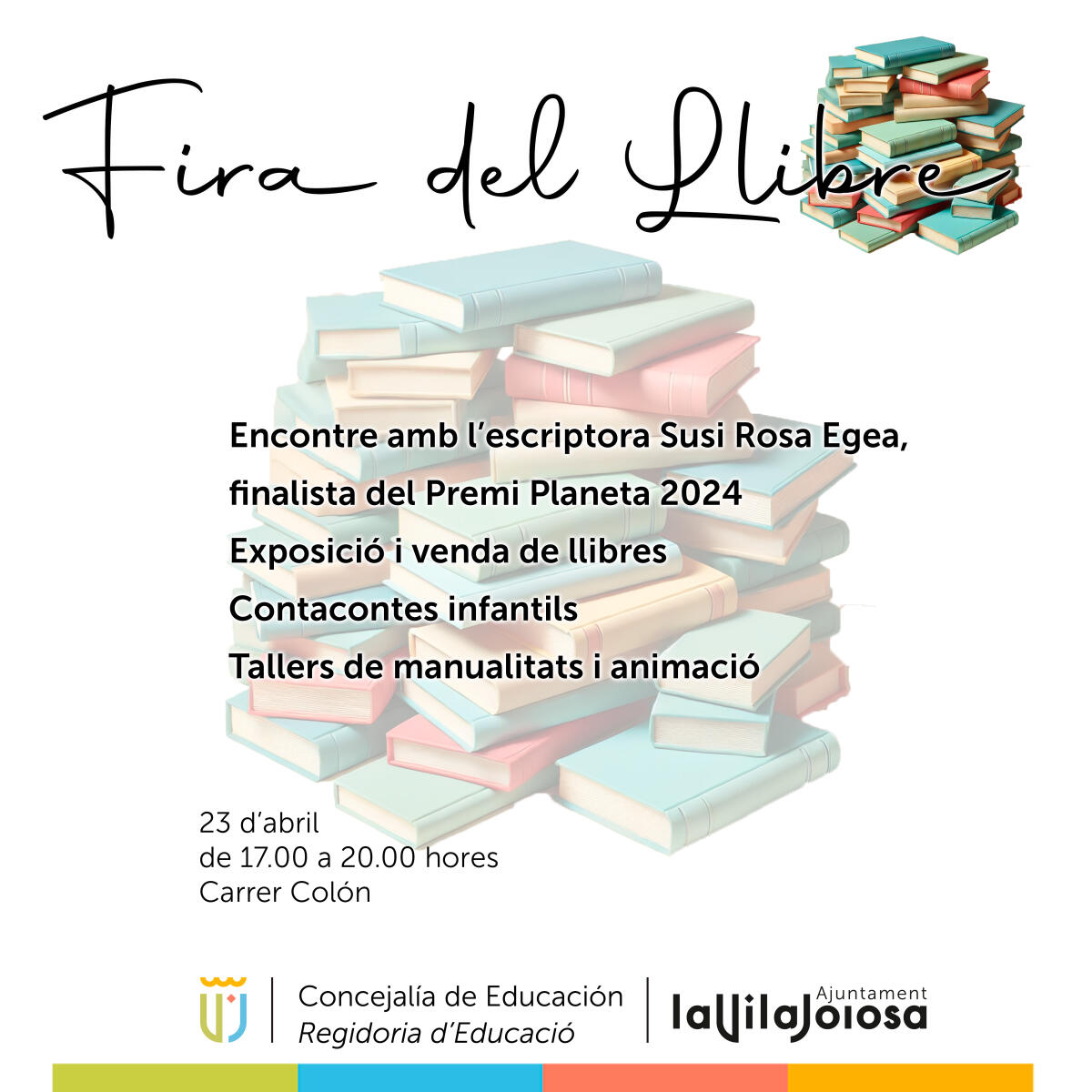 La escritora vilera Susi Rosa Egea, finalista del Premio Planeta 2024, presentará su libro en la segunda edición de la Feria del Libro 