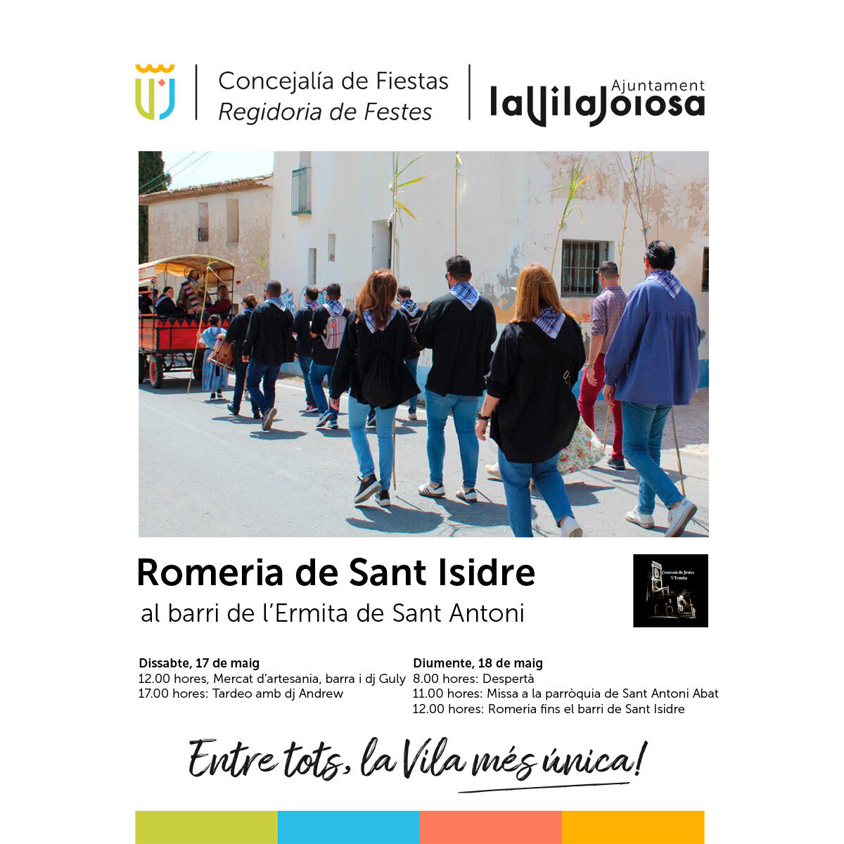 El barrio de la Ermita celebrará la festividad de San Isidro con la popular romería este fin de semana
