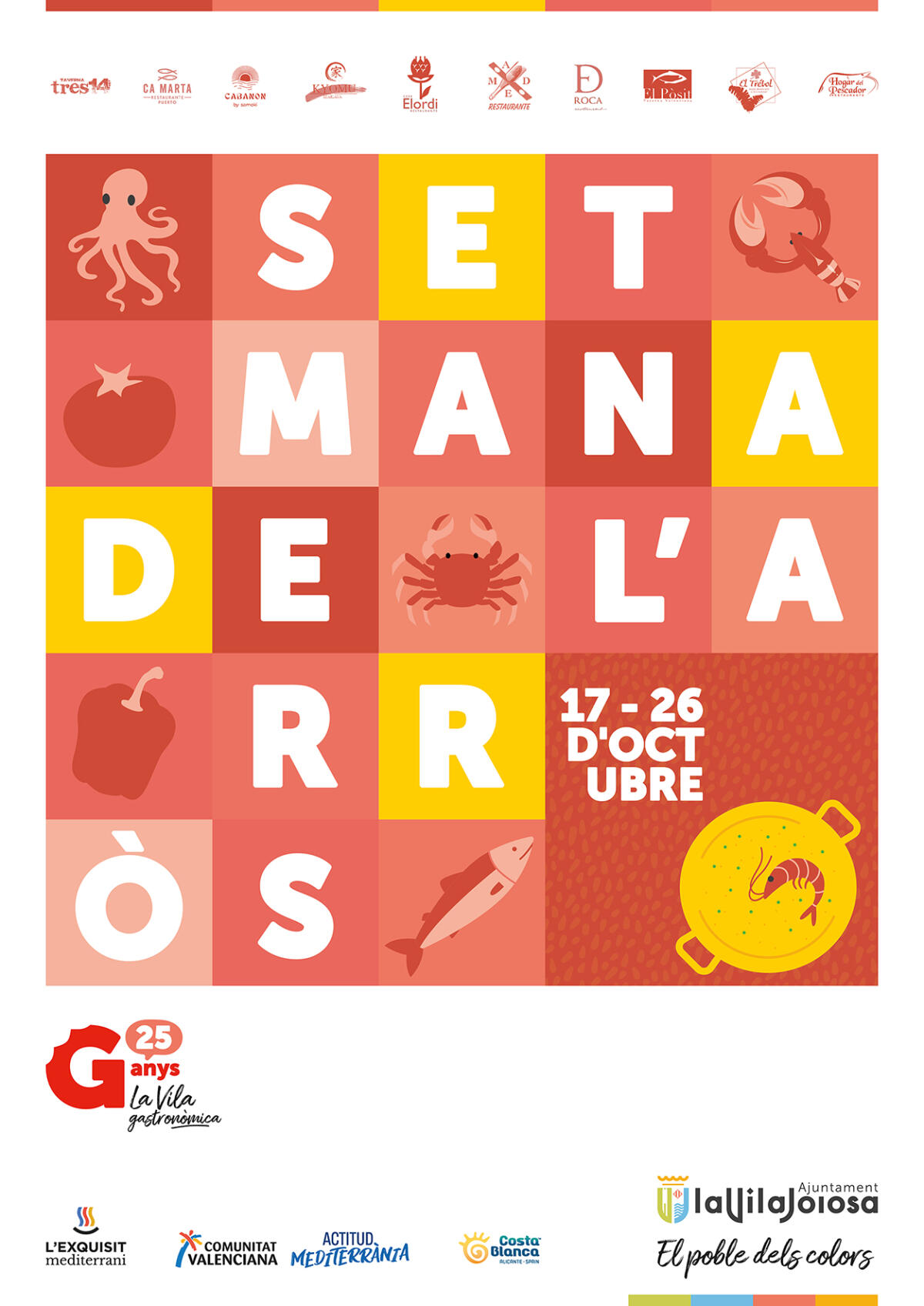 Villajoyosa celebra la Setmana de l’Arròs del 17 al 26 de octubre